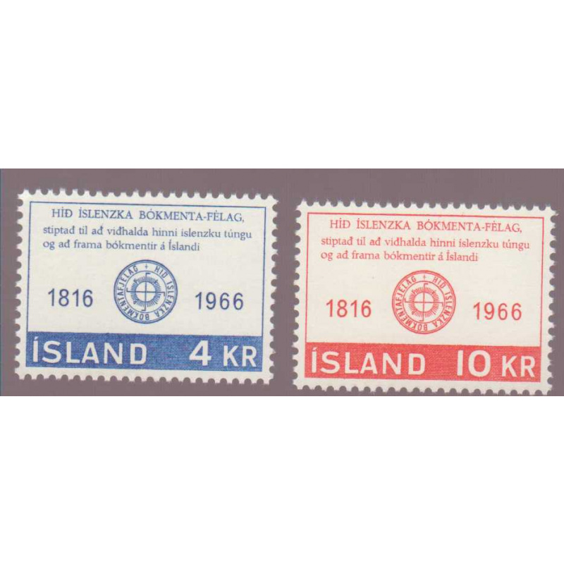 Iceland #386-7