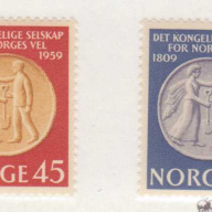 Norway #376-77