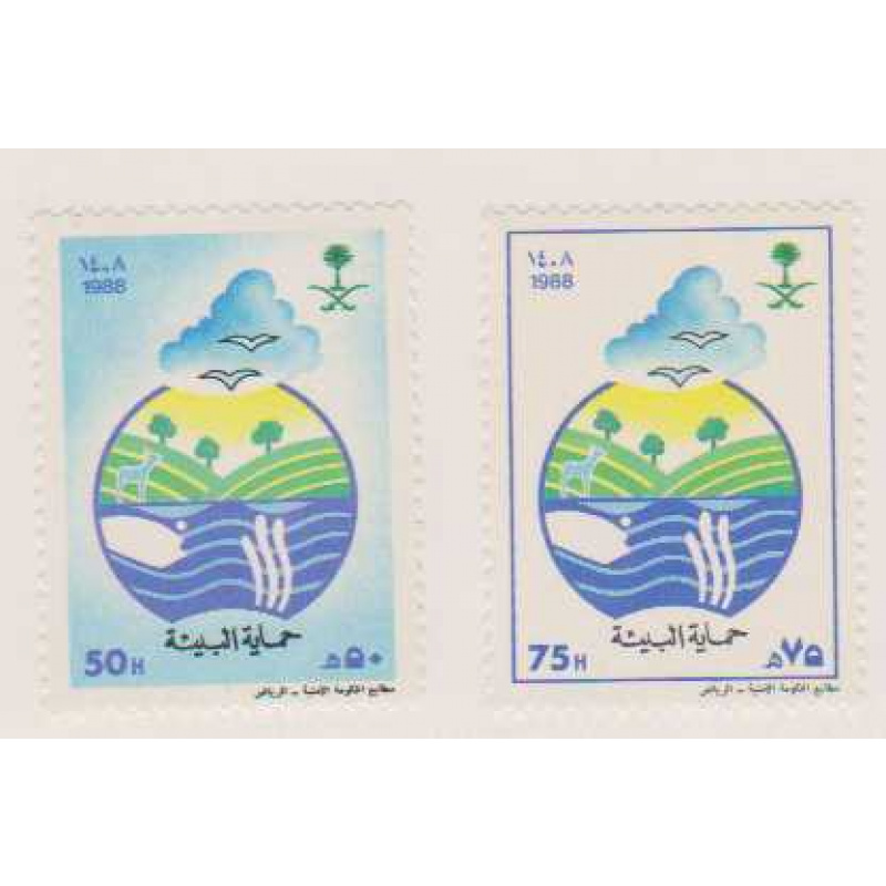 Saudi Arabia #1084-85