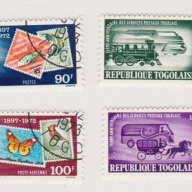 Togo #853-55+C205