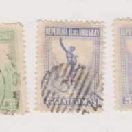 Uruguay #238-41+43+46+47
