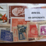 100 Brazil All Different Stamp