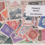 100 France All Different Mint