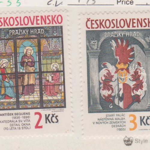 Czechoslovakia 2654-55