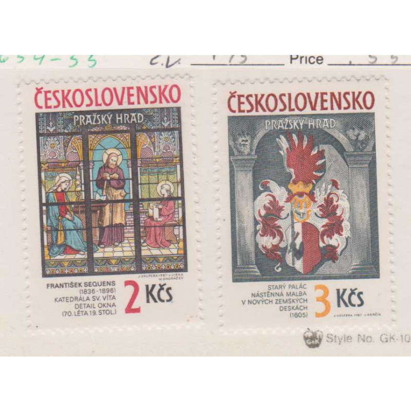 Czechoslovakia 2654-55