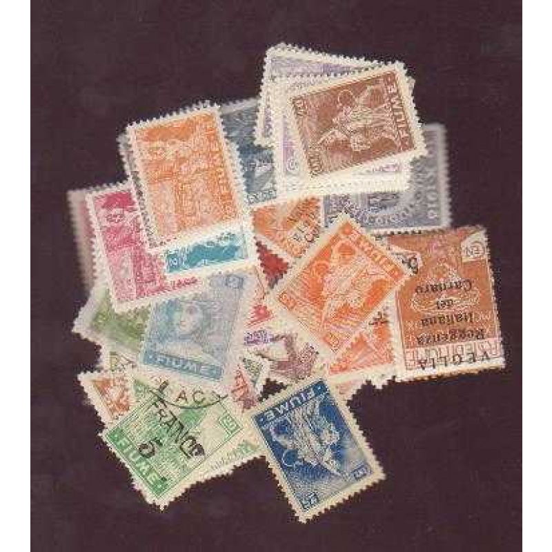 50 Fiume All Different Stamps