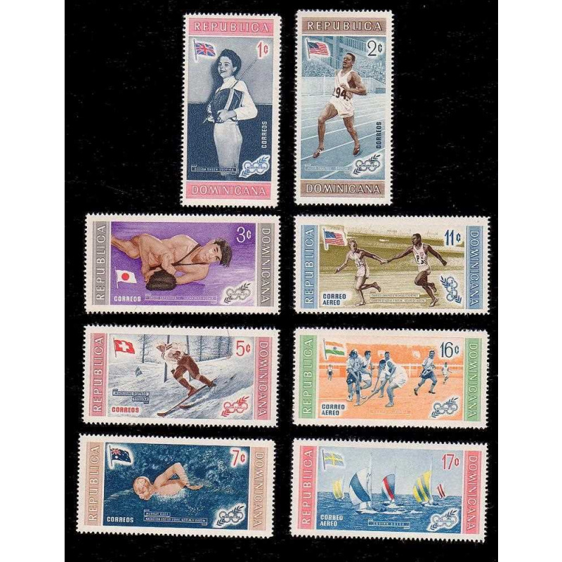 Dominican Rep #501-05+C106-8