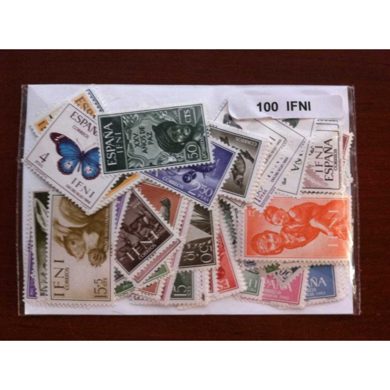 100 Ifni All Different stamps