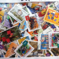 1000 Australia Stamps packet