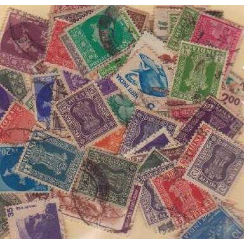 100 India All Different stamp