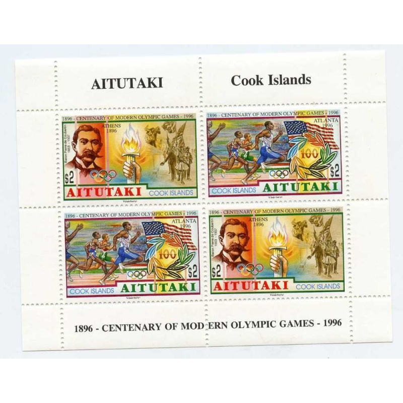 Aitutaki #518-19 x2 sets