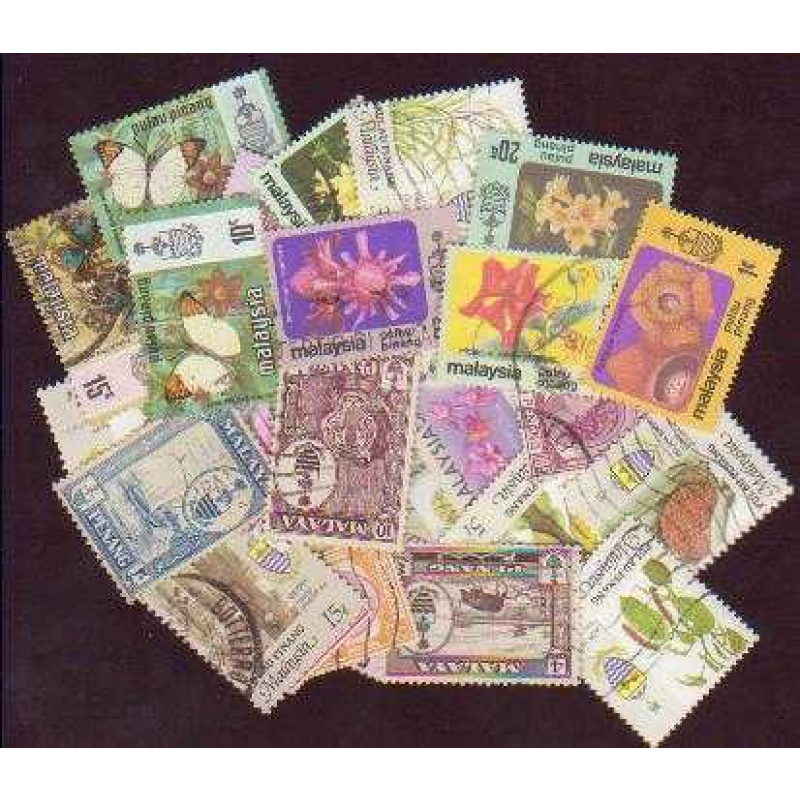 25 Penang All Different stamps