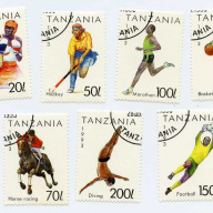 Tanzania #1018-24 used