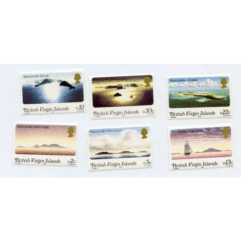 Virgin Islands #395-400