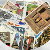136 Malta All Different stamps
