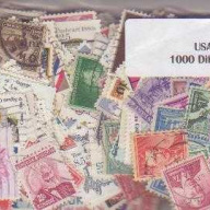 1000 US All Different stamps p