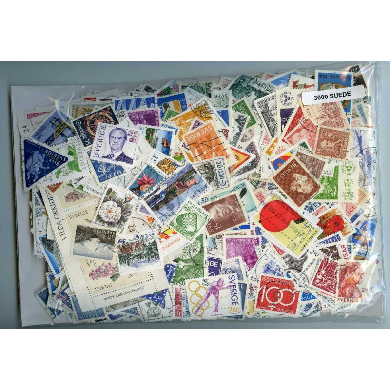3000 Sweden All Diff stamps