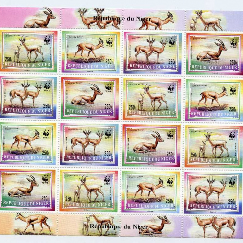 Niger #983-6 Sheet of 4