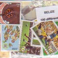 100 Belize All Different Stamp