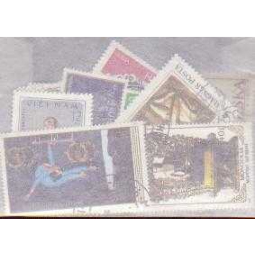 25 Art all different stamps