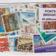 50 Bridges all different stamp