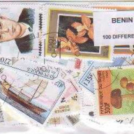 100 Benin All Different Stamps