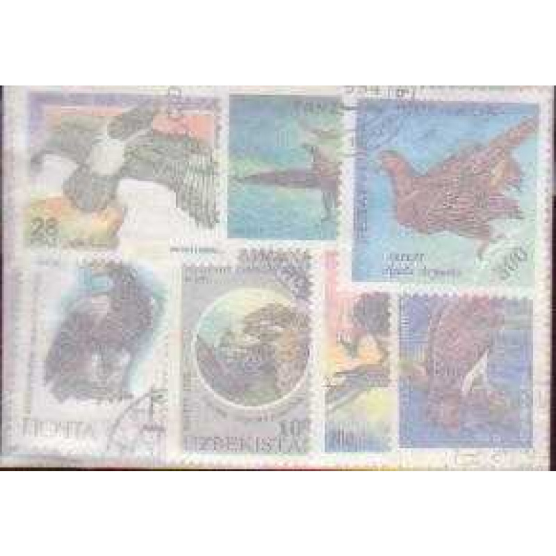 10 Eagles all different stamps