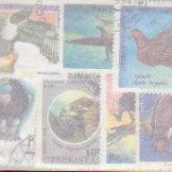 25 Eagles all different stamps
