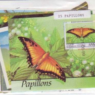 25 Butterflies Souvenir Sheets