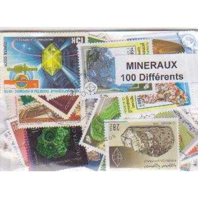 100 Minerals all different sta